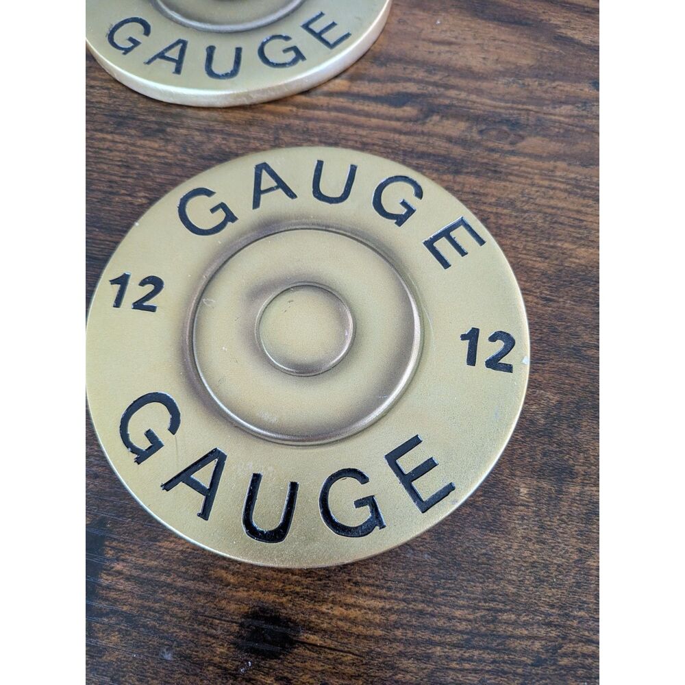 12 Gauge Shotgun Shell Drink Coaster set of 4